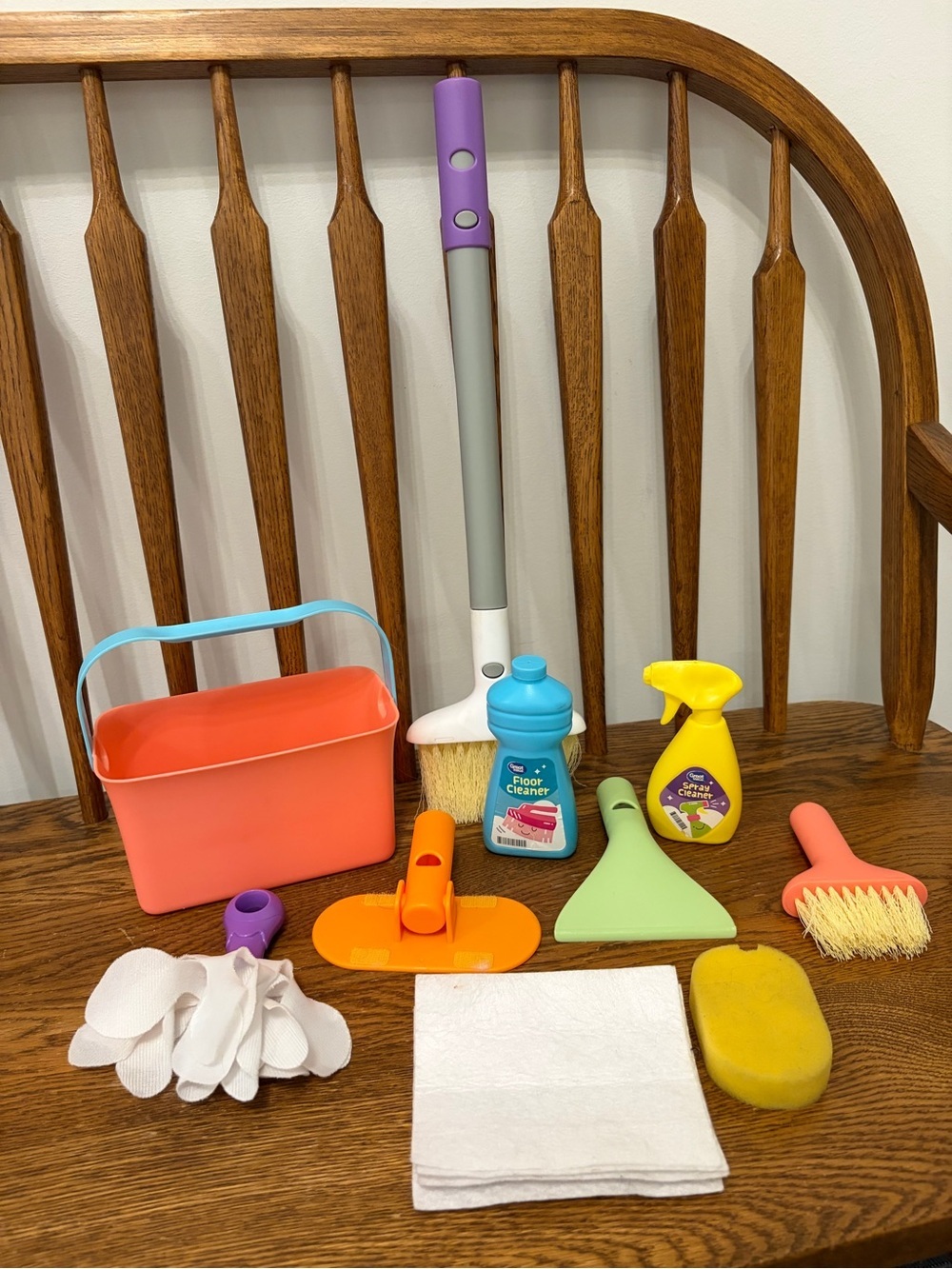 Pretend Play Kids Cleaning Toy Set Spark Create Imagine Great Value 11-Piece